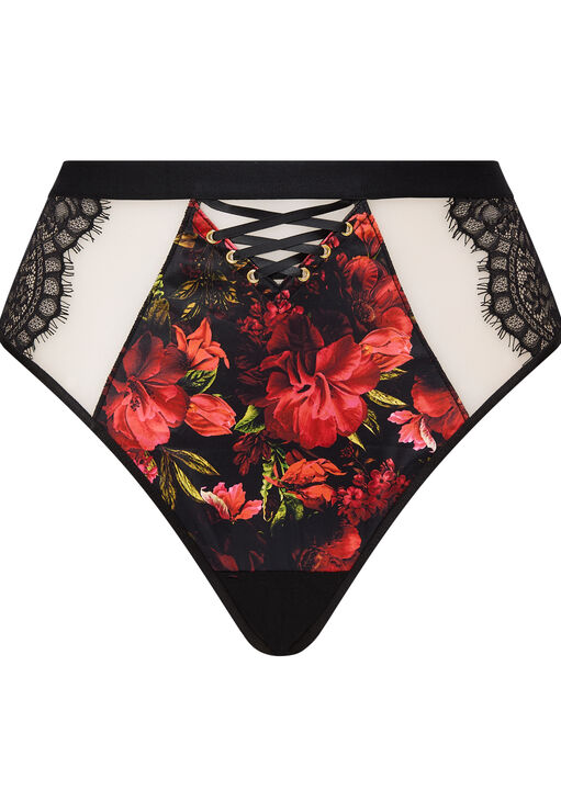 Enchanting Rose High Waist Brazilian image number 5.0