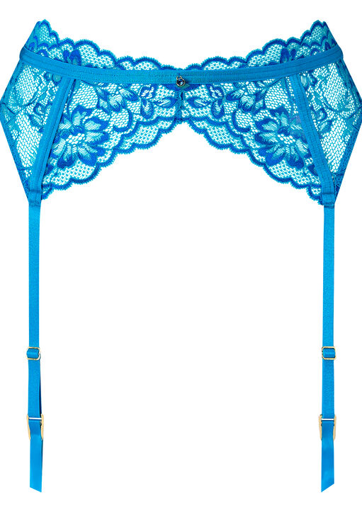 Sexy Lace Two Tone Suspender Belt image number 5.0