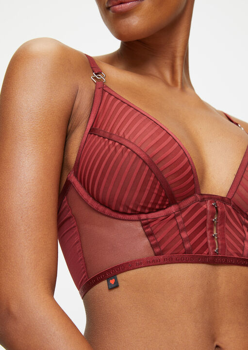 The Smooth Talker Non Pad Plunge Bra image number 2.0