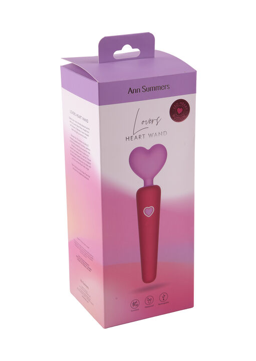 Lovers Heart Silicone Waterproof Vibrating Wand image number 7.0