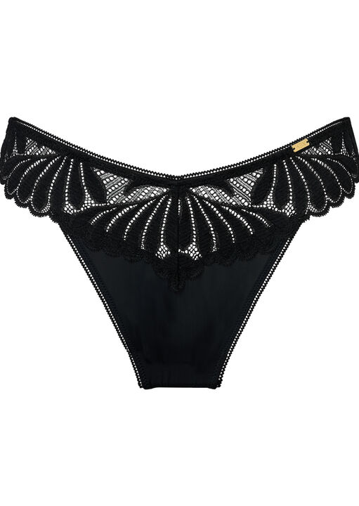 Knickerbox Olivia Lace High Leg Brazilian Knickers image number 4.0