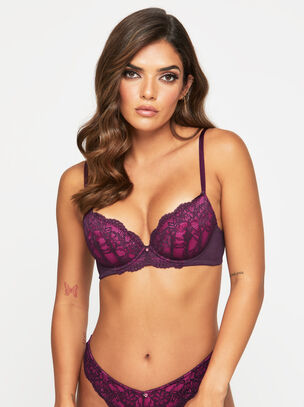 Sexy Lace Planet Padded Plunge Bra