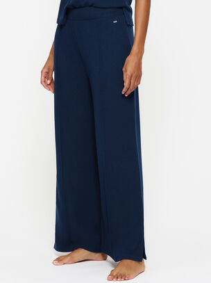 Marie Wide Leg Trouser - Navy