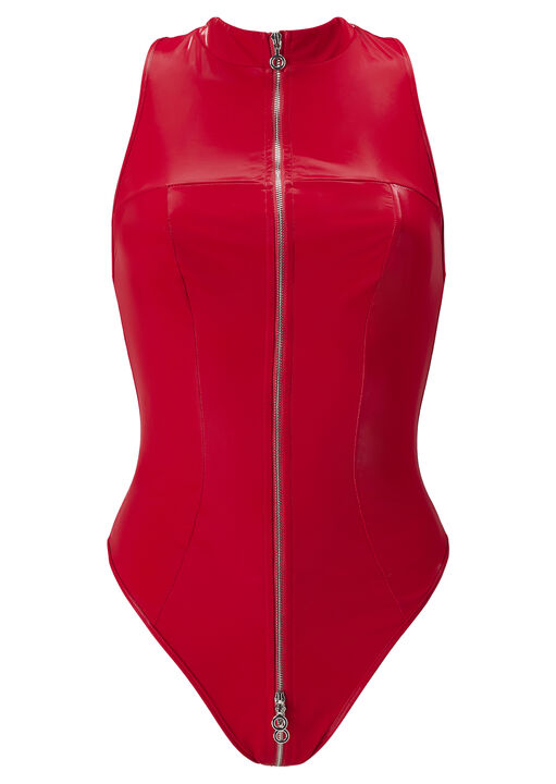 Wicked Temptations PU Lingerie Body image number 6.0