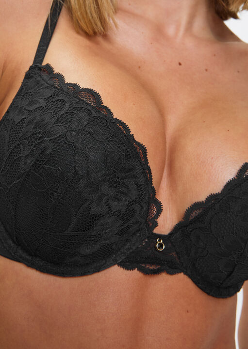 Sexy Lace Padded Boost Bra image number 3.0