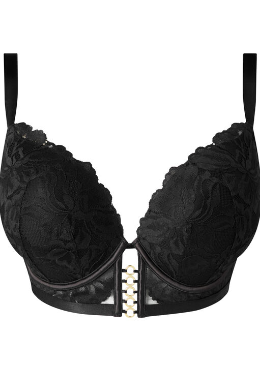 Ever Yours Lace Padded Plunge Bra image number 10.0