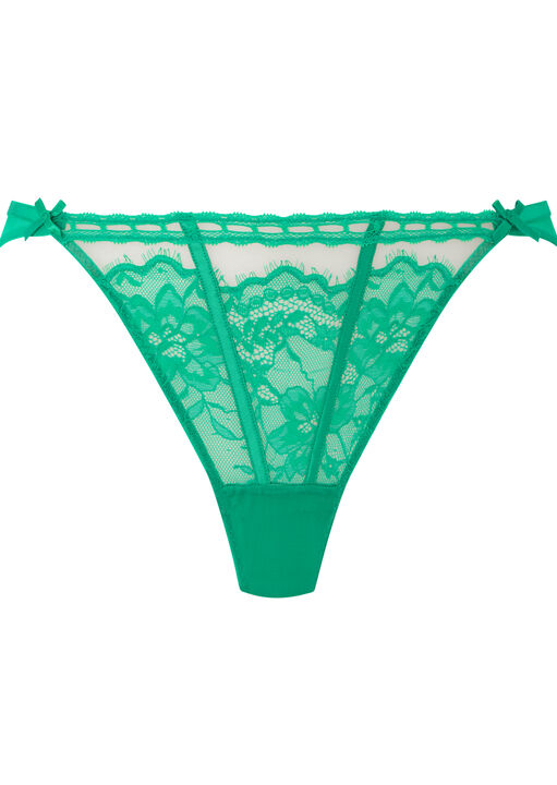 Caged Lace Brazilian Knickers image number 4.0