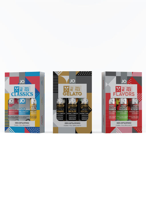 System Jo Gelato Flavoured Lubricant Triple Pack 3 x 30ml Set image number 8.0