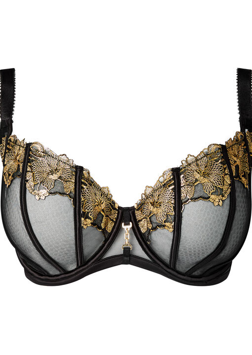 Caged Lily Non Padded Fuller Bust Balcony Bra image number 4.0