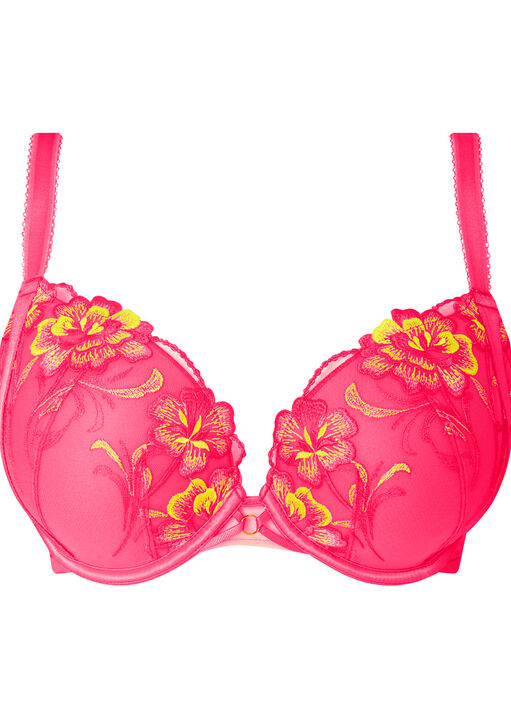 Tropical Oasis Padded Plunge Bra image number 4.0