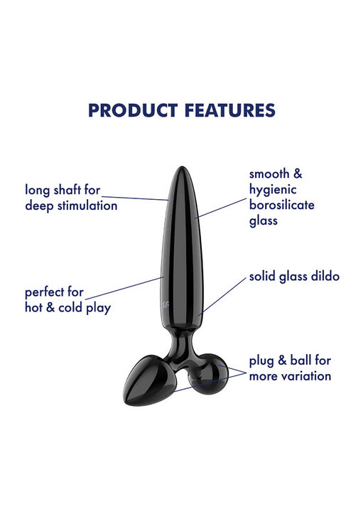 Satisfyer Triple Crystal 1 Glass Dildo image number 1.0