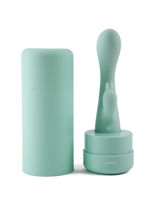 Moregasm+ Pleasure Unplugged Rabbit Vibrator with Charging Case image number 2.0