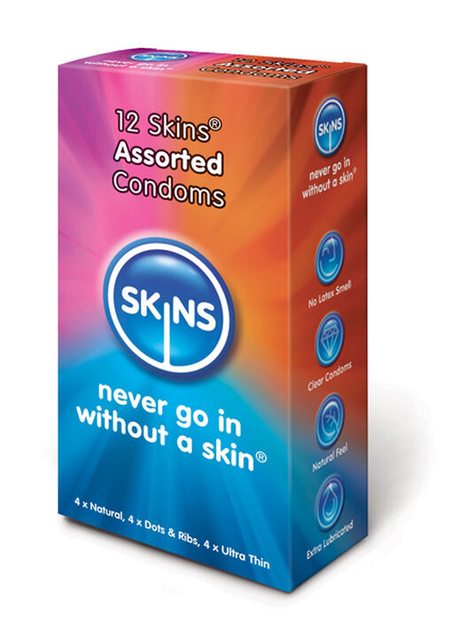 Skins Assorted Condoms 12 Pack image number 0.0