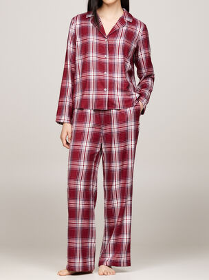 Original Long Sleeve Flannel PJ Set - Red