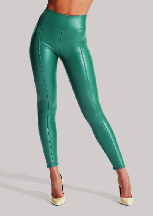The PU Seamed Leggings image number 0.0