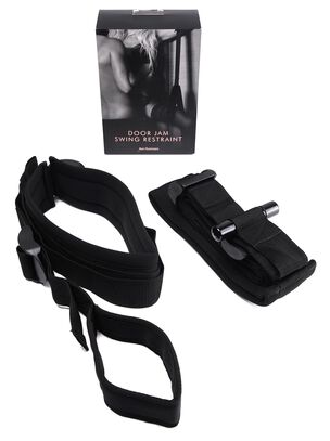 Door Jam Swing Thigh & Wrist Restraint Bondage 2 Piece Set