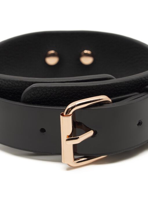 Signature Faux Leather Collar image number 4.0