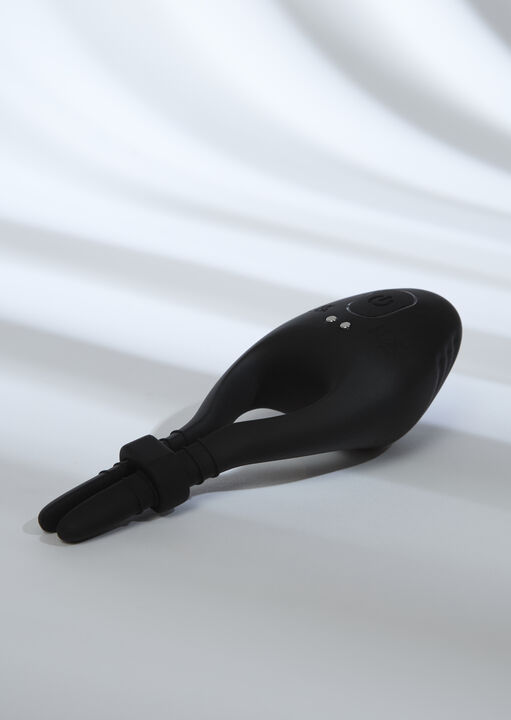 Adjustable Vibrating Silicone Cock Ring image number 0.0