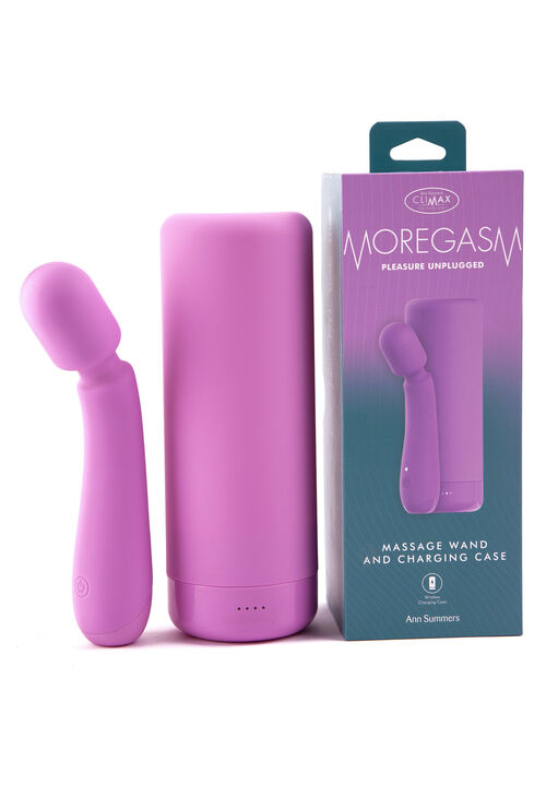 Moregasm+ Pleasure Unplugged Vibrating Massage Wand with Charging Case image number 5.0