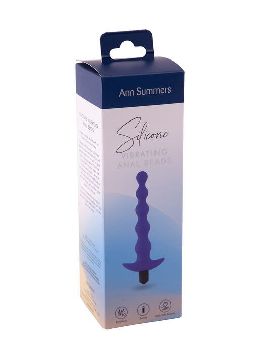 Silicone Vibrating Graduated Anal Beads with Removable Bullet image number 4.0