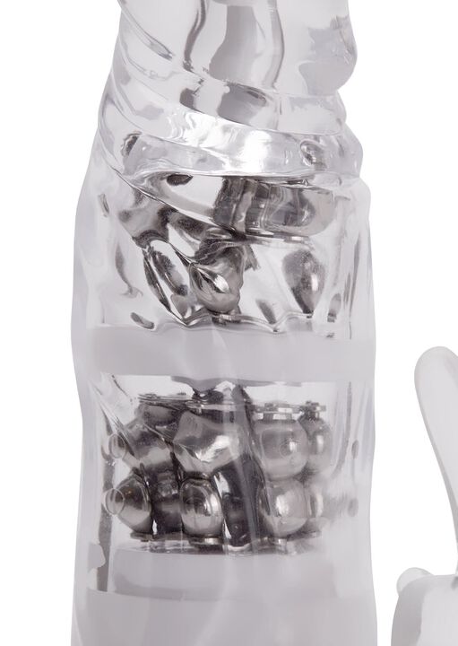 Rotating Rampant Rabbit Glitter Jelly Vibrator image number 3.0