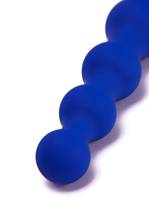 Silicone Vibrating Graduated Anal Beads with Removable Bullet image number 2.0