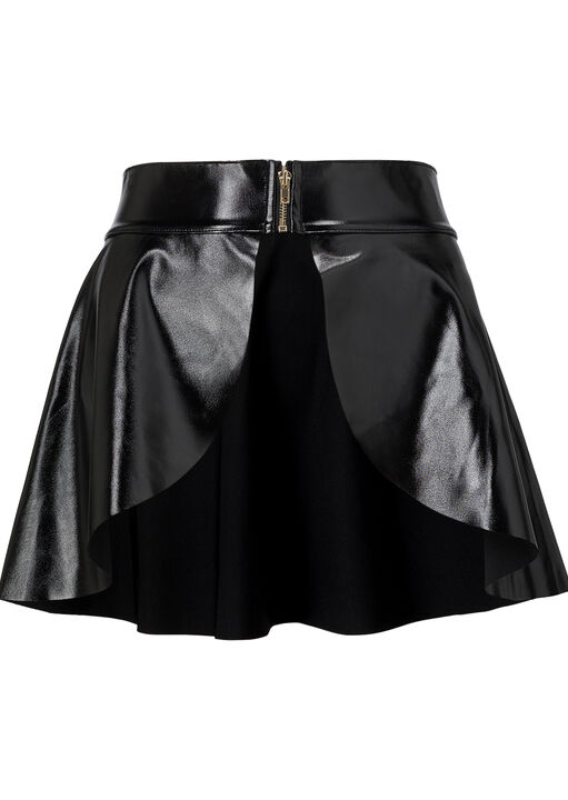 Minx PU Swivel Mini Skirt image number 4.0