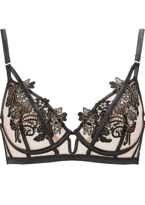 Enticement Non-Padded Plunge Bra image number 4.0