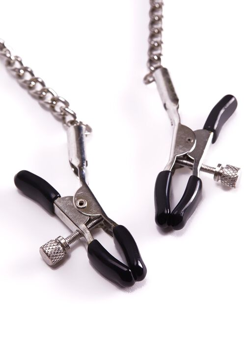 Adjustable Ball Gag & Nipple Clamps image number 2.0