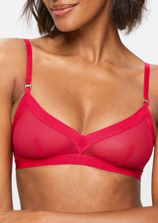 Zadie Non Pad Crop Bralette image number 1.0