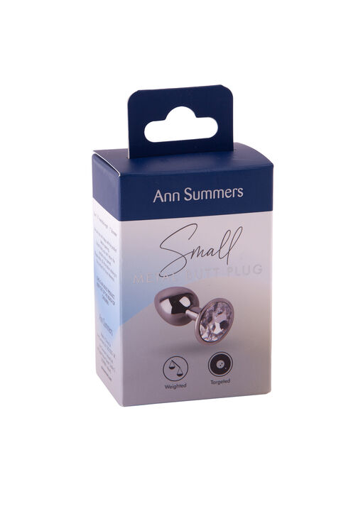 Jewelled Metal Butt Plug image number 5.0