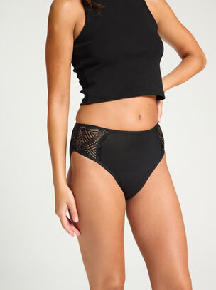 Sensual French Cut Knicker - Black