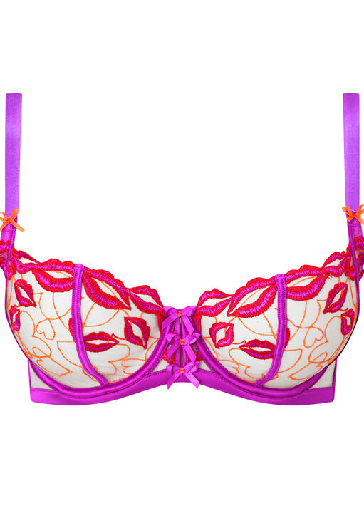 Kiss Me Quick Non Padded Fuller Bust Balcony Bra image number 4.0