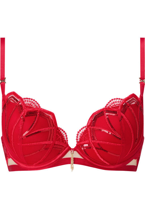 Desiring Decadence Padded Plunge Bra image number 5.0