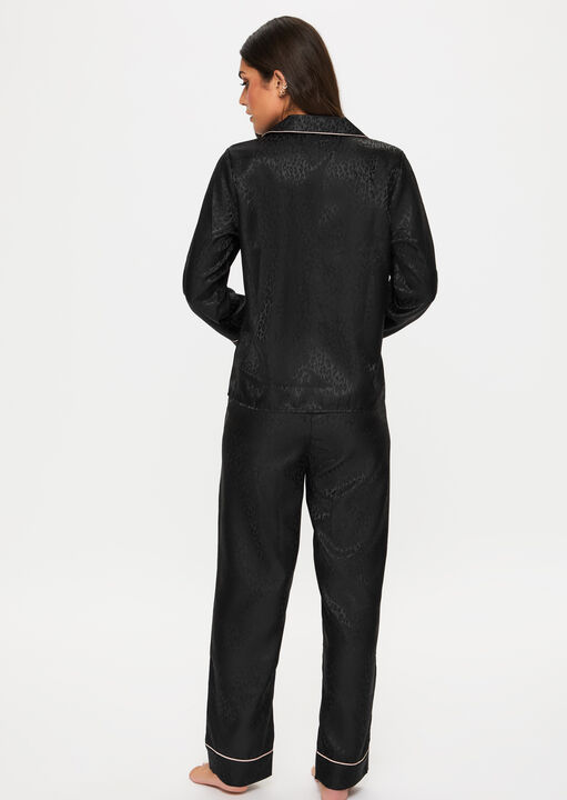 Signature Satin Long Pyjama Set image number 4.0