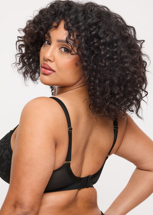 Sexy Lace Padded Plunge Bra image number 7.0