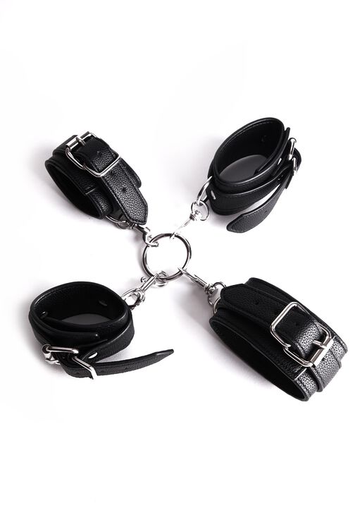 Adjustable PU Hogtie Bondage Restraints image number 1.0