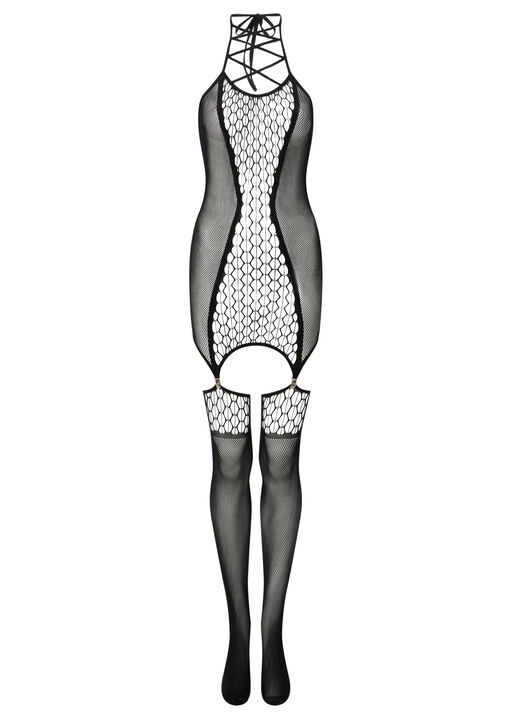 Relentless Lust Crotchless Bodystocking Set image number 5.0