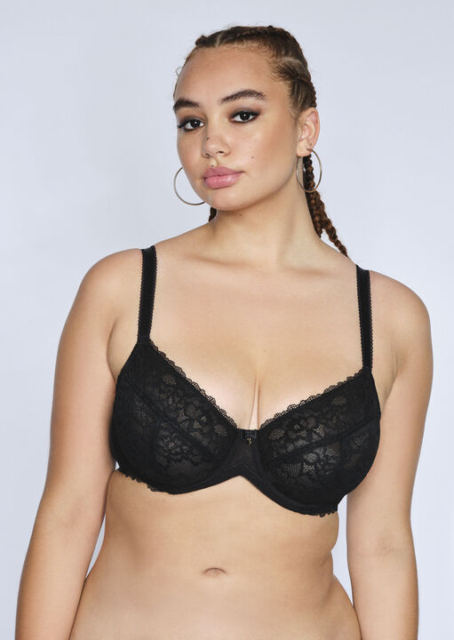 Sexy Lace Fuller Bust Bra image number 1.0