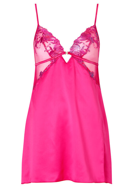 Magnetizing Embroidered Chemise Lingerie image number 4.0
