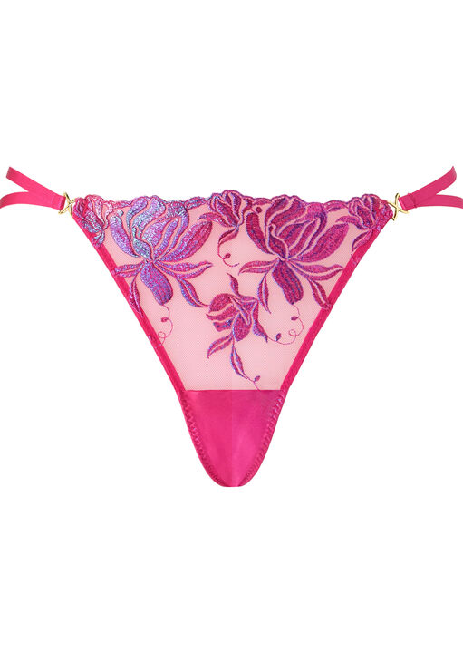 Magnetizing Embroidered Thong image number 4.0