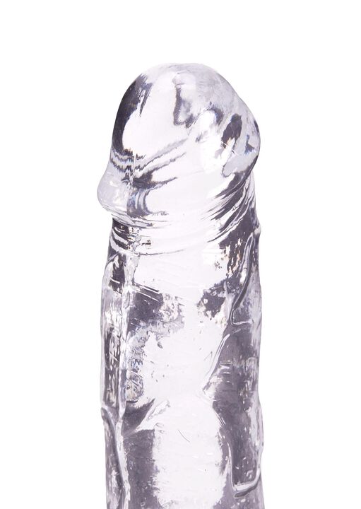 6 Inch Realistic Jelly Dildo with Suction Cup Base image number 2.0