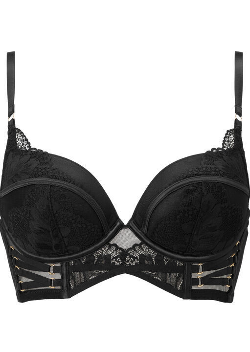Laced In Love Padded Plunge Bra image number 4.0
