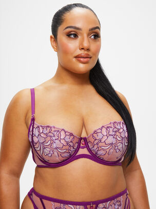 The Serenity Fuller Bust Non Pad Plunge Bra