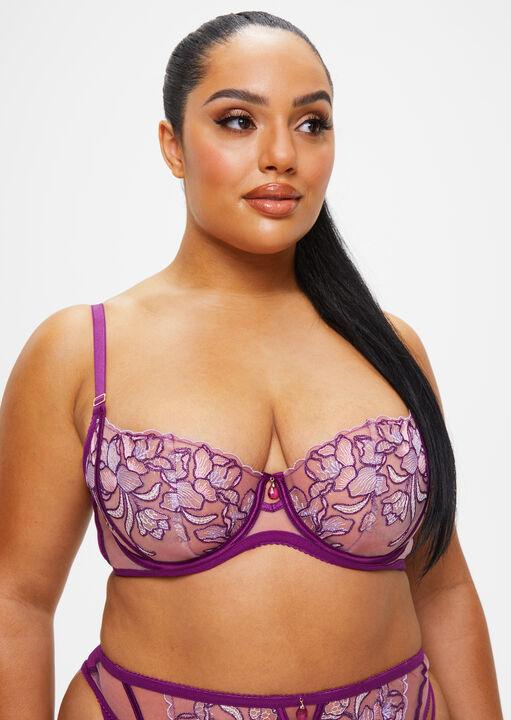 The Serenity Fuller Bust Non Pad Plunge Bra image number 0.0