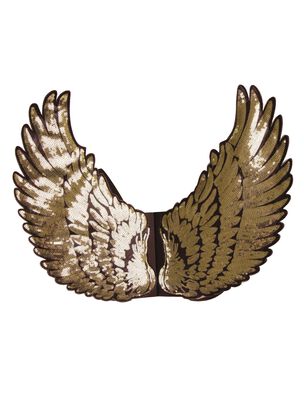 Gold Sequin Wing