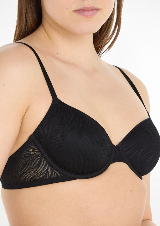 Sheer Marq Lace Demi Bra image number 1.0