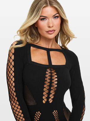 Illusion Seamless Mini Dress