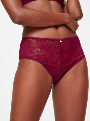 Alice High-Rise Brazilian - Dark Red
