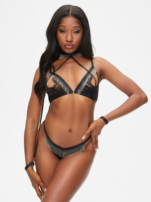 Rodeo 3pc Crotchless Set